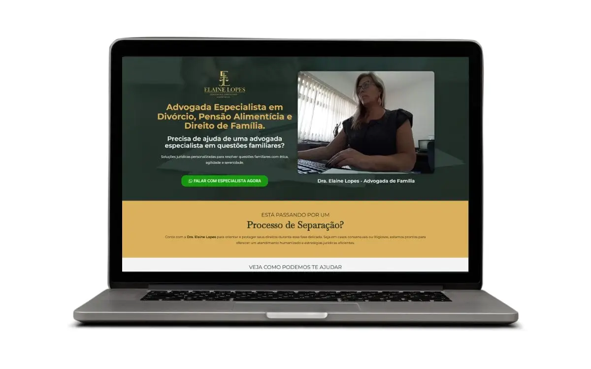 Campanhas para Direito de Família — projeto desenvolvido para Elaine Lopes Advogada